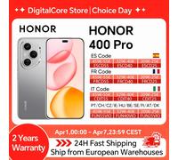 Smartphone HONOR 400 Pro 5G NOUVEAU Objectif IA Ultra HD 200MP Écran AMOLED 6,7″ Snapdragon 8 Gen 3 5300mAh 100W SuperCharge MagicOS 9.0 eSIM Tidal Blue