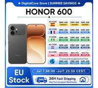 Smartphone HONOR 600 5G Version EU, appareil photo AI ultra-nuit 200MP, 6400mAh, Snapdragon 7 Gen4, bouton AI, écran AMOLED 6,57 pouces, Supercharge 80W Black
