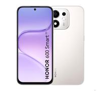Smartphone HONOR 600 Smart 5G 4Go 256Go Argent Écran 6.87"" 120Hz Bouton IA 7700 mAh HONOR SuperCharge 45W