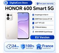 Honor Smartphone HONOR 600 Smart 5G – 4 Go RAM / 128 Go – Double nano SIM – Noir