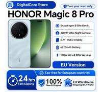 Smartphone HONOR Magic 8 Pro 5G Version Globale Snapdragon 8 Elite Gen 5 200MP AIMAGE 6270mAh 100W 6.71''OLED NFC eSIM Noir