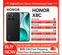 Honor X8c Smartphone 4G 6.7 ''AMOLED 108MP & 50MP Ultra-clair photographie de nuit résistance extrême goutte et eau HONOR AI gomme Vert