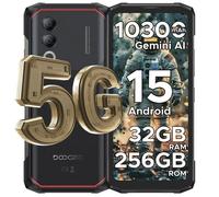 Smartphone Incassable 5G DOOGEE Blade20 Turbo - 10300mAh 6.6” HD+ Telephone Incassable Android 15 - 32Go+256Go - 50MP+16MP- Noir
