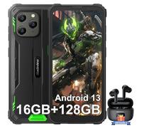 Blackview BV4800 Pro Téléphone Portable Incassable 6,56 (4+8)Go+128Go Smartphone Android 14 5180mAh 16MP,Dual SIM,NFC - Vert Vert G