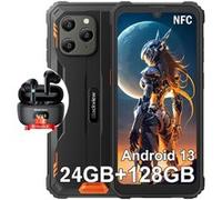 Téléphone Portable Incassable - Blackview - N6000 - 48MP+16MP - 16Go+256Go - NFC - Orange