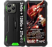 Smartphone Incassable Blackview BV5300 Plus(NFC) 6,1" 24Go+128Go/2To Android 13 6580mAh 13MP IP68 Étanché Double SIM - Vert