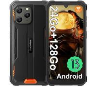 Smartphone Incassable Blackview BV5300 Plus(NFC) 6,1"" 24Go+128Go/2To Android 13 6580mAh 13MP IP68 Étanché Double SIM - Orange