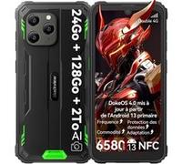 Smartphone Incassable Blackview BV5300 Plus(NFC) Android 13 6,1 24Go+128Go/2To 6580mAh 13MP IP68 Étanché Dual SIM Face ID - Vert Vert G