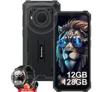 Smartphone Incassable BV6200 Pro 6,56 13000mAh 12Go+128Go Noir avec Smartwatch Blackview W50(Noir)
