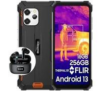Blackview BV8800 Téléphone Portable Incassable 6.58" FHD+90Hz 8380mAh 8Go+128Go Orange avec Smartwatch Blackview W10(Rose)
