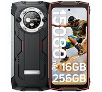 Smartphone Incassable Blackview BV9300 Pro 16Go+256Go 15080mAh Double écran 6.7"" 64MP+32MP Android 13 NFC 100LM - Orange