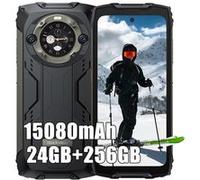 Smartphone Incassable Blackview BV9300 Pro 16Go+256Go 15080mAh(33W) Double écran 6.7"" 64MP+32MP Android 13 NFC 100LM - Noir