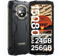 Smartphone Incassable Blackview BV9300 Pro 24Go+256Go 15080mAh(33W) Double écran 6.7"" 64MP+32MP Android 13 NFC 100LM - Noir