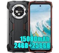 Smartphone Incassable Blackview BV9300 Pro 24Go+256Go 15080mAh 6.7+écran secondaire 1.32 64MP+32MP Android 13 NFC 100LM - Orange Orange G