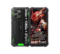 Téléphone Portable Incassable Blackview BV5300 Plus Android 13 6,1" 16Go+128Go 6580mAh 13MP IP68 Étanché Dual SIM Face ID - Vert