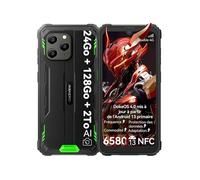 Smartphone Incassable BV5300 Plus(NFC) Android 13 6,1 24Go+128Go/2To 6580mAh 13MP IP68 Etanché Dual SIM Face ID - Vert