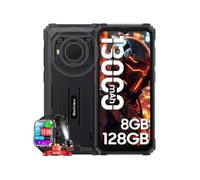Smartphone Incassable BV6200 Pro 6,56 13000mAh 12Go+128Go Noir avec Smartwatch Blackview W60