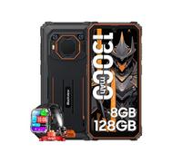 Blackview BV9300 - Smartphone Robuste - Télémètre Laser 40M - 12Go+256Go - 15080mAh - 50MP - Orange