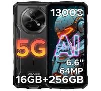 Smartphone Incassable DOOGEE Fire 7 5G - 13000mAh - 16Go + 256Go - 64MP Caméra - Processeur Dimensity 8200 - Gris