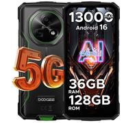 Smartphone Incassable DOOGEE Fire 7 5G - 13000mAh - 36Go + 128Go - 64MP Caméra - Processeur Dimensity 8200 - Vert