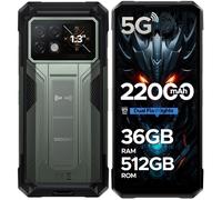 Smartphone Incassable DOOGEE S200 Max - 22000mAh 6.72” FHD+ Telephone Incassable Android 15 - 36Go+512Go - 108MP+32MP - NFC- Gris