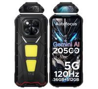 Smartphone Incassable DOOGEE V Max Play - 20500mAh/45W 6.72” FHD+ Smartphone Robuste Android 15 - 36Go+512Go - 200MP+32MP - Noir
