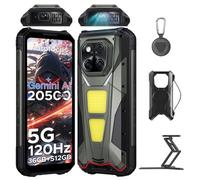 Smartphone Incassable DOOGEE V Max Play Avec Accessoires - 20500mAh/45W 6.72” FHD+ Android 15 - 36Go+512Go - 200MP+32MP - Gris