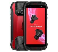 Smartphone Incassable Ulefone Armor 15 (Ecouteurs TWS Intégrés), Android 12, Double Haut-parleurs Stéréo, IP68 Etanche Téléphone Portable Débloqué,Helio G35 6Go+128Go, 16MP+13MP+12MP, GPS NFC FM Rouge