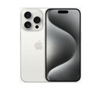 Apple iPhone 15 Pro Max 17 cm (6.7") Double SIM iOS 17 5G USB Type-C 512 Go Titane, Blanc
