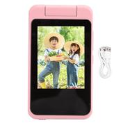 Smartphone Jouet PolyGen pour Enfants avec Interface à écran Tactile de 2,8 Pouces, 48 mégapixels et vidéo HD 1080P, Un téléphone de Jeu à écran Tactile pour Tout-Petit avec (Rose)