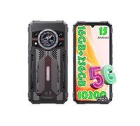 Smartphone KingKong Power 5 Noir,6.88" HD+,16Go/128Go/1To,15300 mAh,Dual SIM 4G,64MP Caméra,NFC