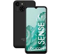 Logicom - Sense - Smartphone 4G Débloqué - Écran 6,5’’ HD - 64Go + 256-4Go RAM - Android 14 - Double SIM - Batterie 5000mAh - Wi-FI - BT 5.0 - USB-C - Reconnaissance Facial - Caméra Double