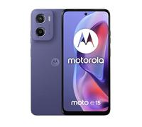 Motorola Moto E15 - 4G smartphone - double SIM - RAM 2 Go / Mémoire interne 64 Go - microSD slot - Écran LCD - 6.67" - 1604 x 720 pixels (90 Hz) - rear camera 32 MP - front camera 8 MP - lavande fraîc