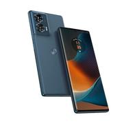 Smartphone Motorola moto edge 50 FUSION en Bleu Forêt avec écran 6,7"" pOLED 144 Hz Full HD+, 1080 x 2400 pixels, 12 Go de RAM DDR4