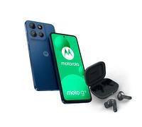 Pack Smartphone Motorola G15 6,72" Double SIM 256 Go Marine + Ecouteurs Motorola Buds Bass Dark shadow
