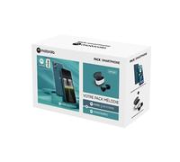 Smartphone Motorola Pack G06 power 8/256 Go Bleu Tapestry + buds 2 Carbon blanc/noir