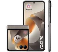 Smartphone Motorola Razr 70 6,9" 5G Double nano SIM 256 Go Gris acier Hematite (gris acier)