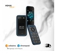 Smartphone - NOKIA - 2660 Flip DS - Bleu - Double SIM - Batterie intégrée
