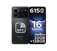 Doogee Smartphone Note58 Pro – 6,75" HD+, 8 Go 256 Go, 6250 mAh, NFC, Android 15 Noir