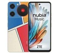 Smartphone ZTE Nubia Music couleur Pop Art avec écran HD+ 6,6"", 90 Hz, 720 x 1612 pixels, 4 Go de RAM DDR + 128 Go et processeur