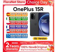 Smartphone OnePlus 15R version globale 5G, Snapdragon 8 Gen 5, 7400 mAh, 80 W SUPERVOOC, écran 6,83 pouces 165 Hz, Sony IMX906 50 MP, NFC 12GB+512GB Charcoal Black