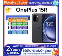 Smartphone OnePlus 15R version globale 5G, Snapdragon 8 Gen 5, 7400 mAh, 80 W SUPERVOOC, écran 6,83 pouces 165 Hz, Sony IMX906 50 MP, NFC 12GB+256GB Charcoal Black