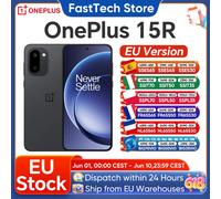 OnePlus 15R - 5G smartphone - double SIM - RAM 12 Go / Mémoire interne 256 Go - 6.83" - 2800 x 1272 pixels (165 Hz) - 2x caméras arrière 50 MP, 8 MP - front camera 32 MP - noir charbon Noir charbon