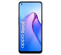 Smartphone - OPPO - Reno8 - 256Go - 5G - Noir Chatoyant - Double caméra orientée vers l'arrière