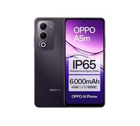 Smartphone OPPO A5m 8GB 256GB 6.67"" HD+ IP65 Snapdragon 6s Batería 6000mAh Carga Rápida 45W Morado
