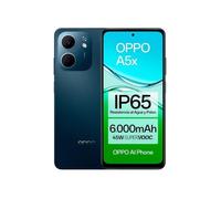 Smartphone OPPO A5x 4GB 128GB Smartphone 6.67"" HD+ 45W 6000mAh Resistente IP65 Android 15 Azul