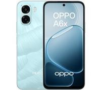 OPPO Smartphone 4G A6x 4 Go RAM 128 Go Écran 6.75" 120 Hz Bleu Glacier