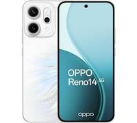OPPO Smartphone Reno 14 6,59" 5G – 12 Go / 512 Go – Double nano SIM – Blanc opale