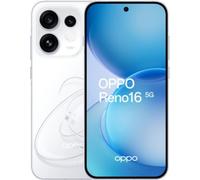 OPPO Smartphone Reno16 6,32" 5G Double SIM 8 Go/512 Go 6000 mAh Android 16 Blanc Pop