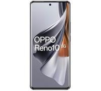 Smartphone OPPO Reno10 5G de couleur gris argenté avec écran 6,7"" AMOLED 120 Hz Full HD+, 1080 x 2412 pixels, 8 Go de RAM DDR4 +